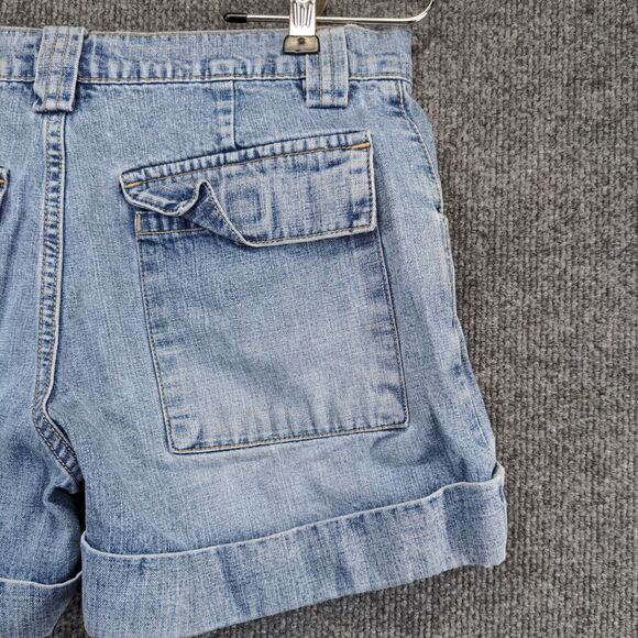 Xhilaration Womens Jean Shorts Blue Size 5 Denim Cotton Pockets Belt Loops - Picture 9 of 10